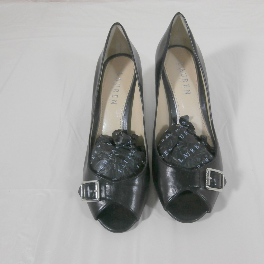 RALPH LAUREN Women  Black Size 7B Shoes